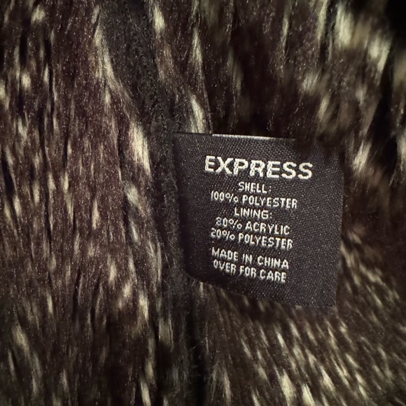 Express fur lined suede coat - Picture 4 of 4